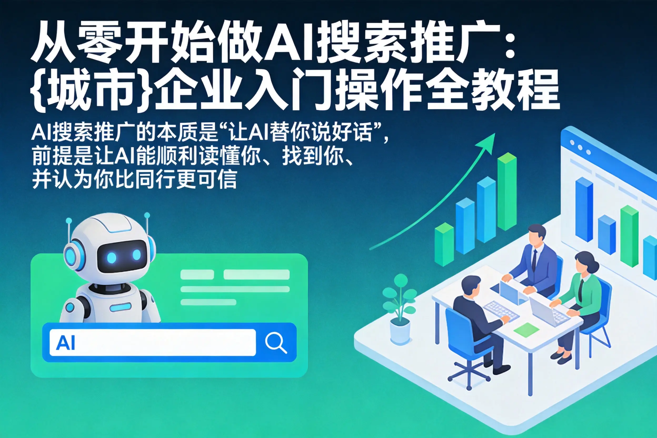 从零开始做AI搜索推广：红河企业入门操作全教程