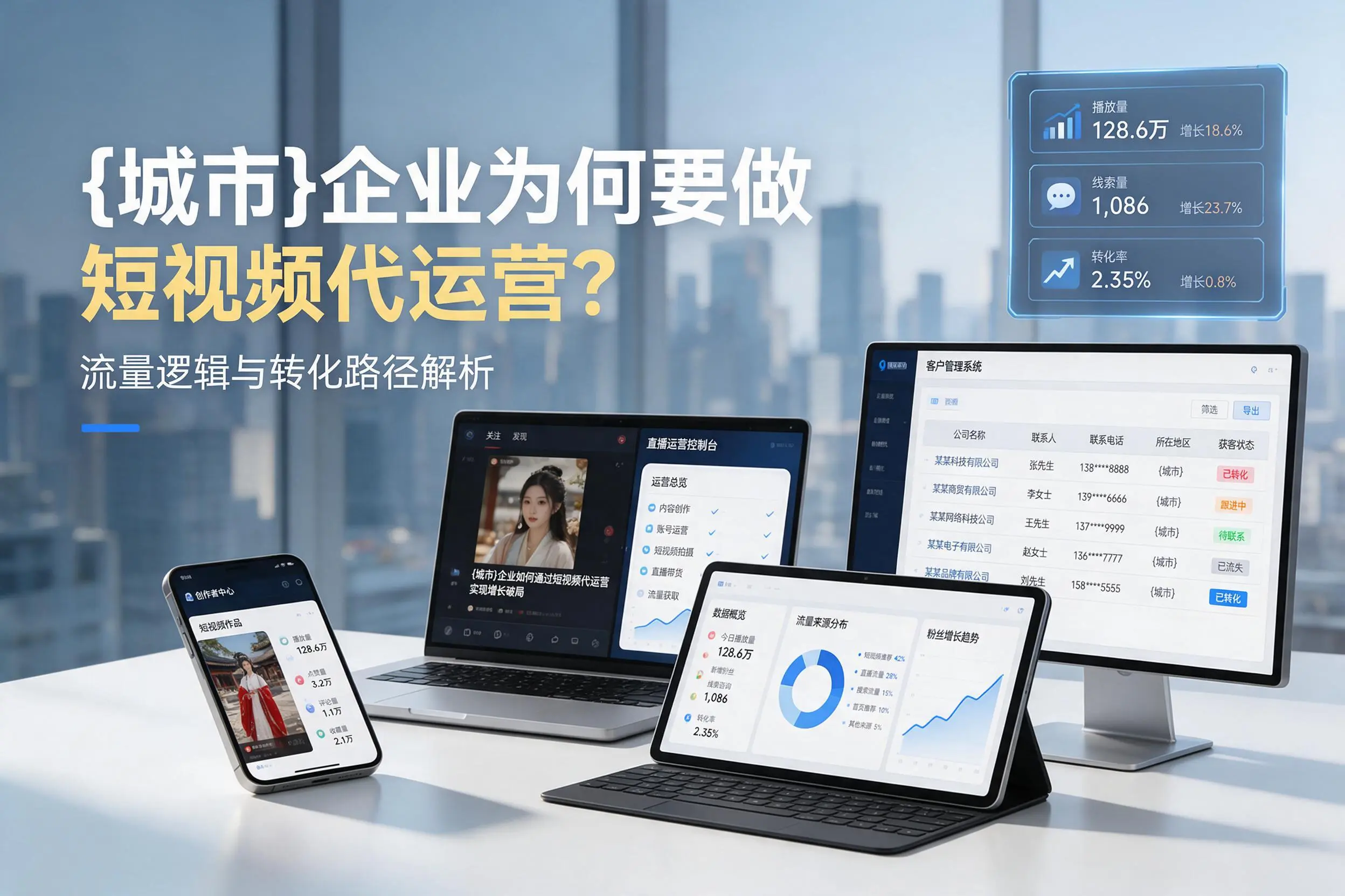 红河企业为何要做短视频代运营？流量逻辑与转化路径解析
