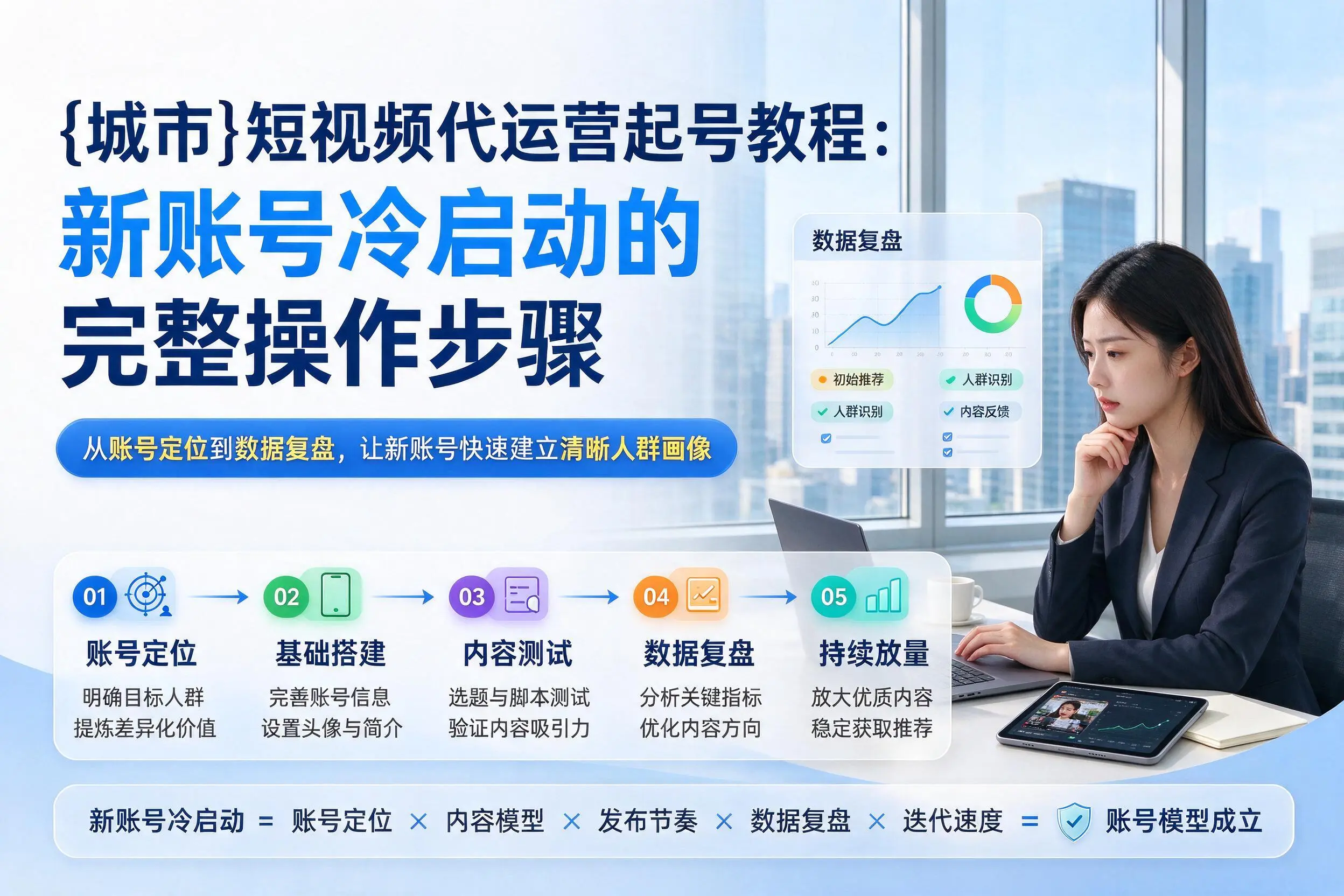 红河短视频代运营起号教程：新账号冷启动的完整操作步骤
