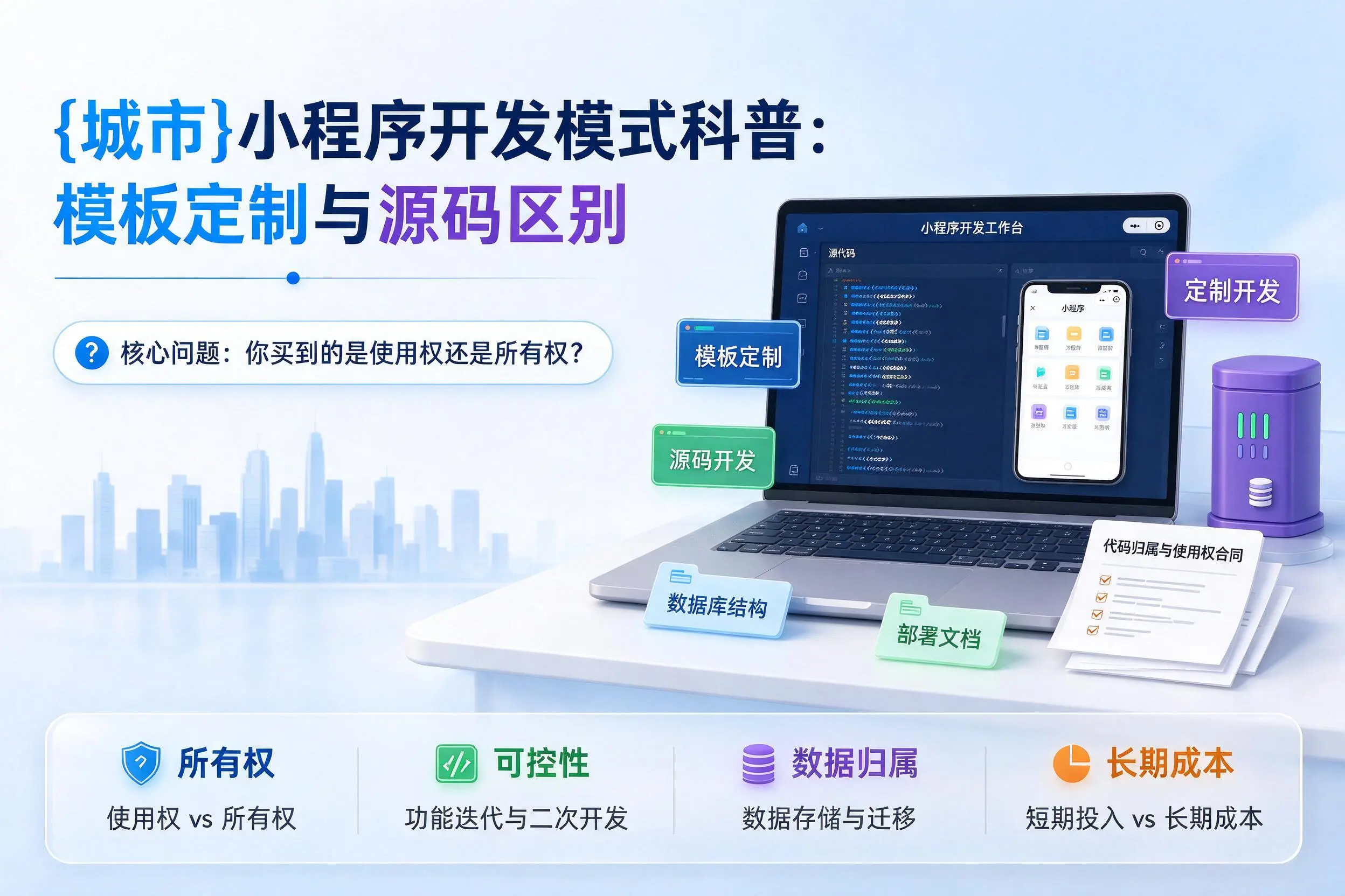 红河小程序开发模式科普:模板定制与源码区别
