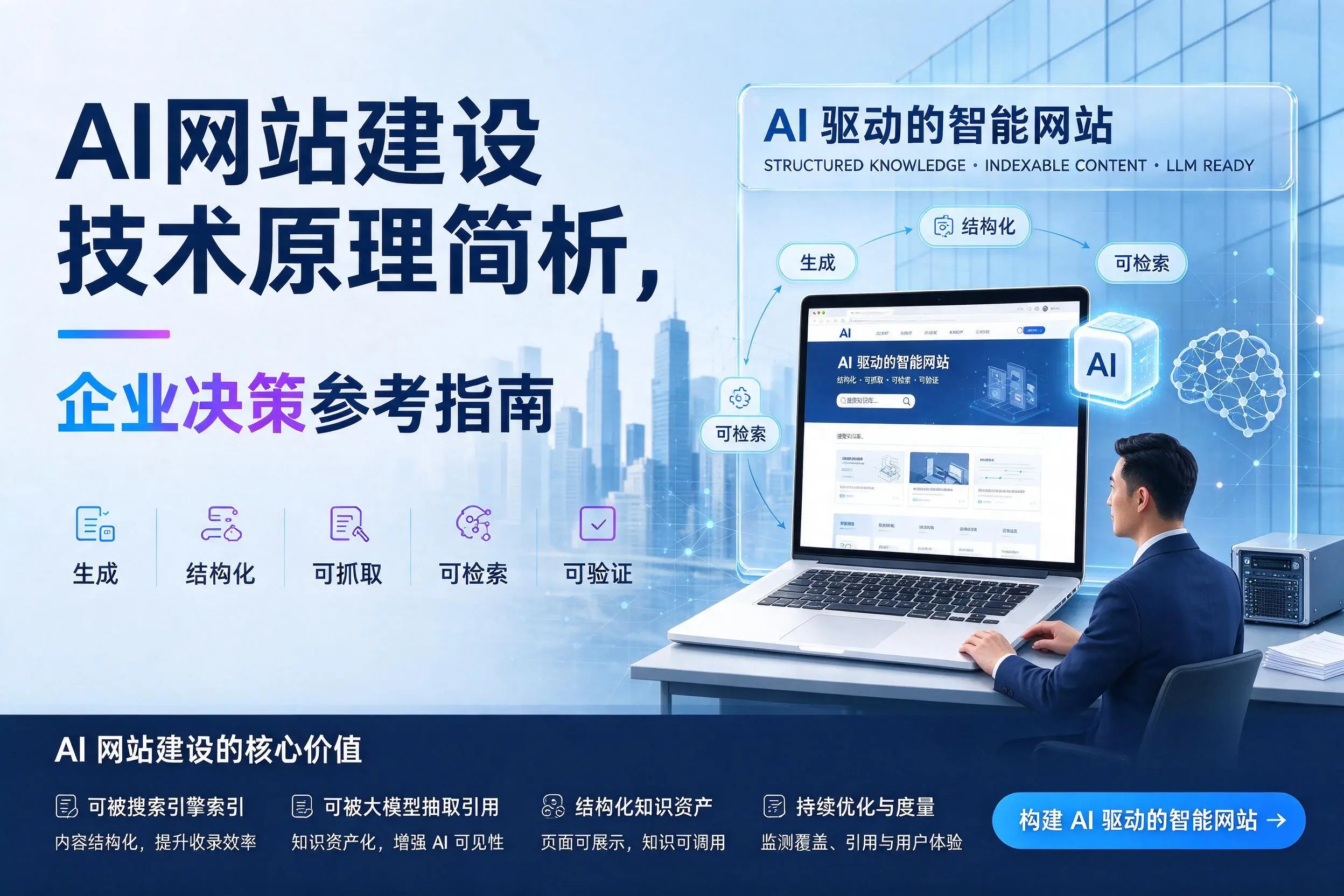 AI网站建设技术原理简析，红河企业决策参考指南