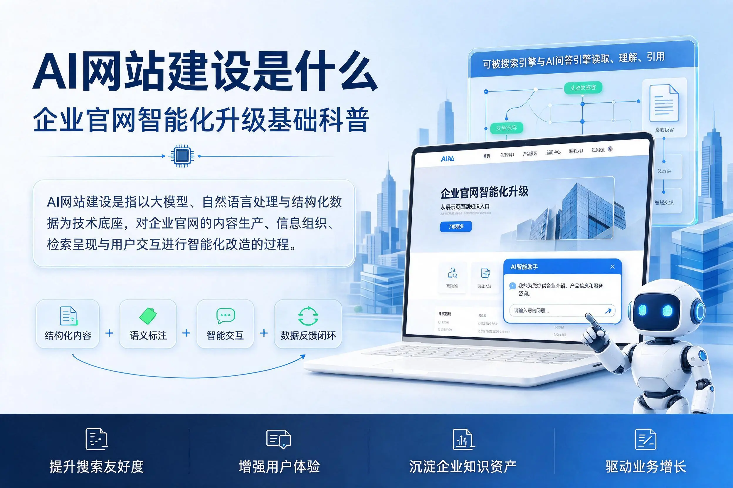 AI网站建设是什么:红河企业官网智能化升级基础科普
