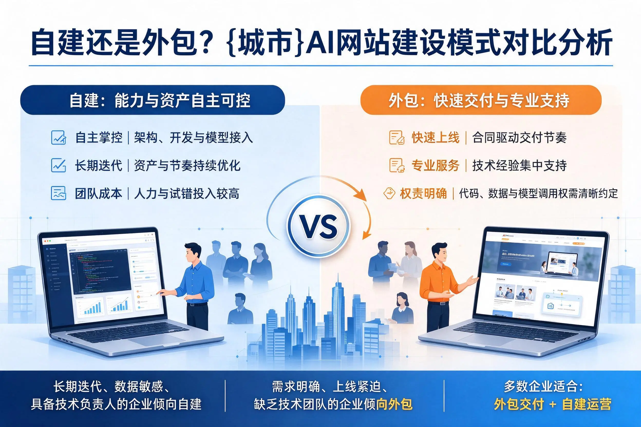 自建还是外包？红河AI网站建设模式对比分析